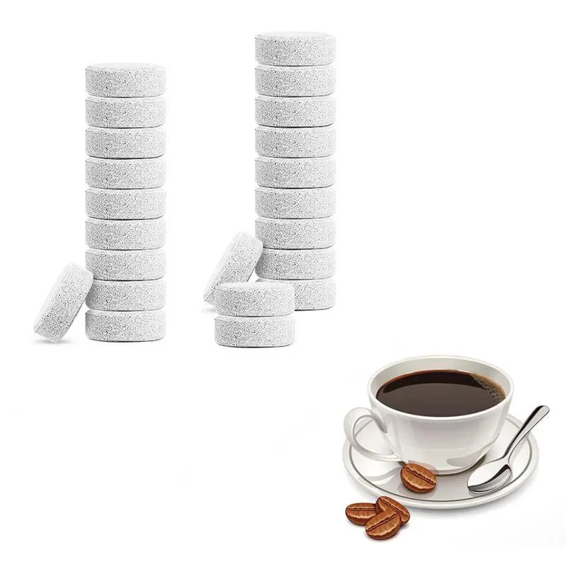 Coffee Machine Cleaning & Descaling Tablets – 10/30/60 Pack