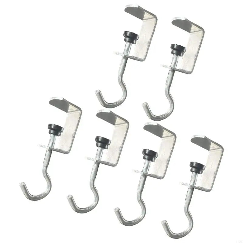 4 6 Adjustable Desk Handbag Hooks Heavy Duty Hook Space Saving Home