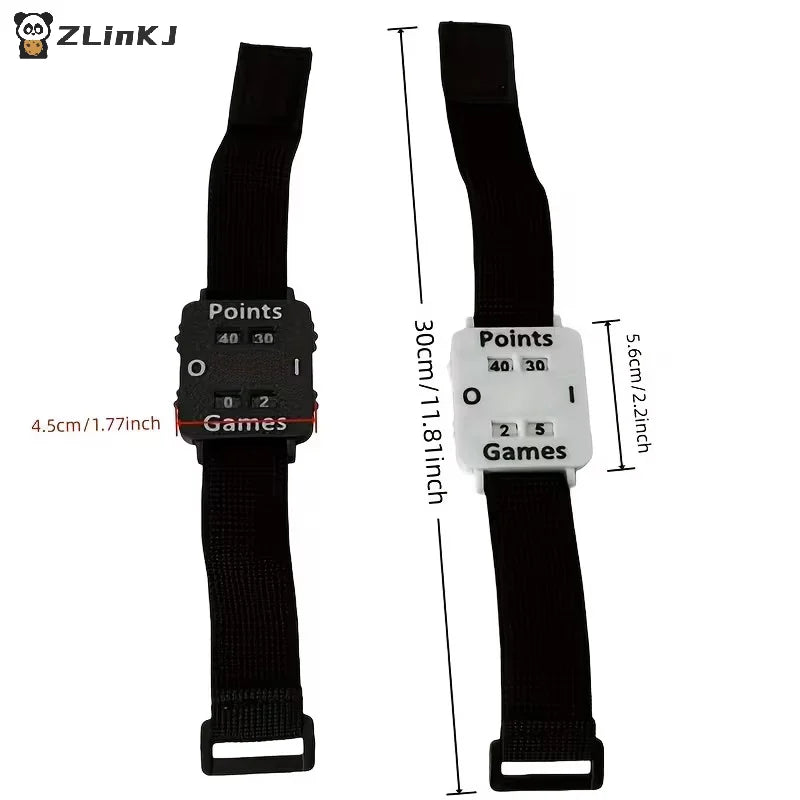 ▶1Pcs Portable Cricket/Tennis/Padel Scorer Wristband Instant Score Tracker No Memory Loss Suitable For Referees, Players Zpaxo