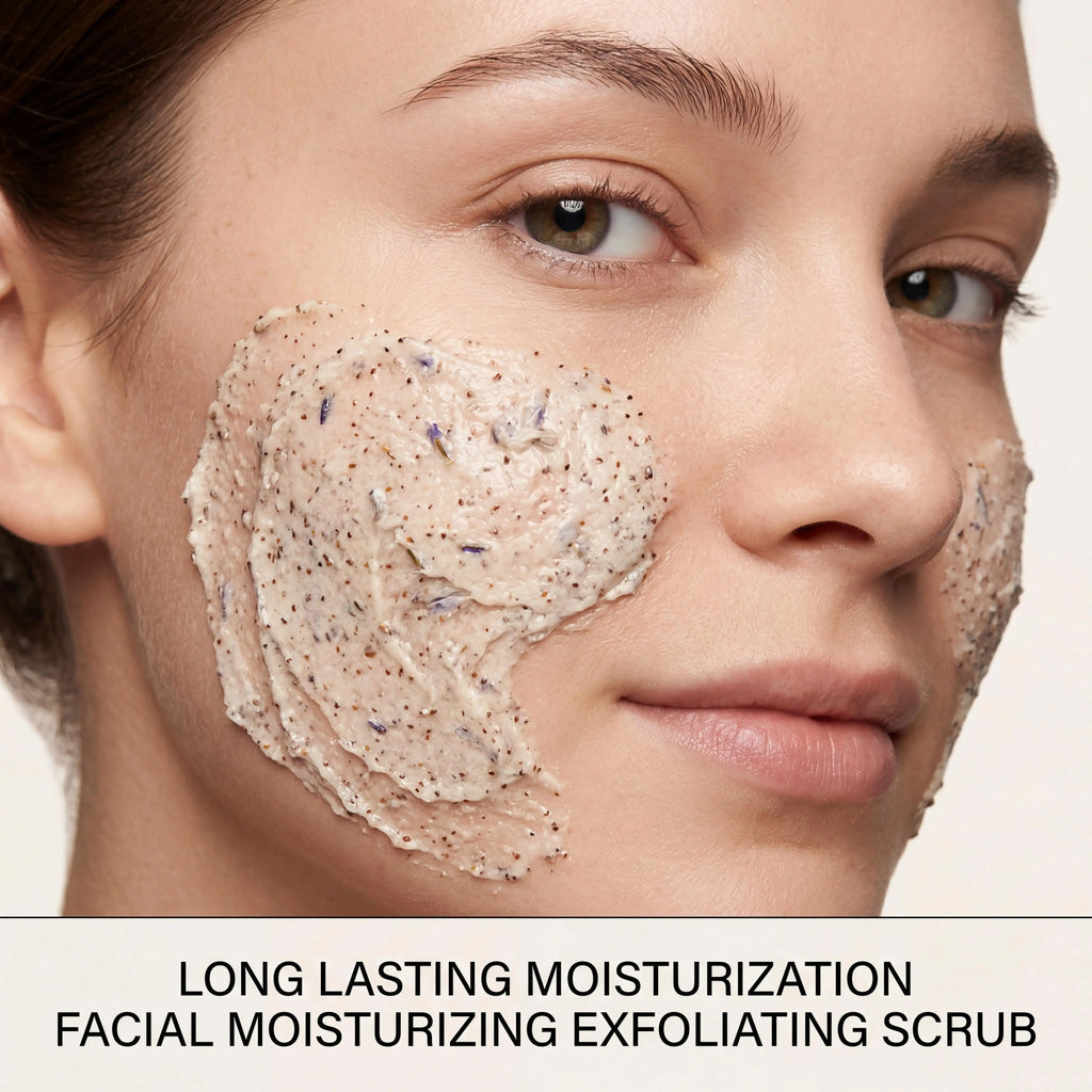 Lavender Face Exfoliating Balm Cream – Pore Cleanse & Scrub Facial Exfoliating Scrub Zpaxo