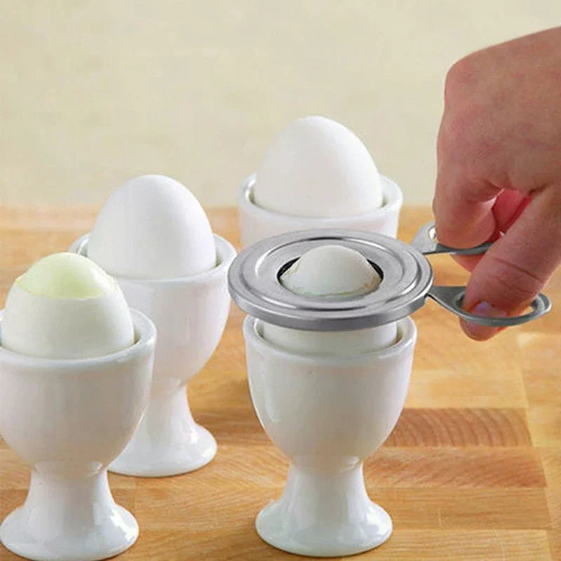 Boiled Egg Cutter Scissor Kitchen Tool Stainless Steel Shell Peeling Zpaxo