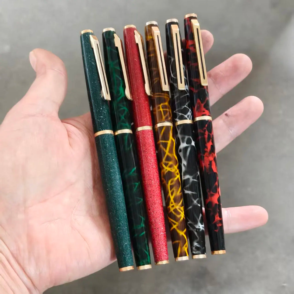 Yong Sheng 223 Fountain Pen, Fine Nib, Students Writing Stationery Collection, Old Vintage, 1990 s, New Zpaxo