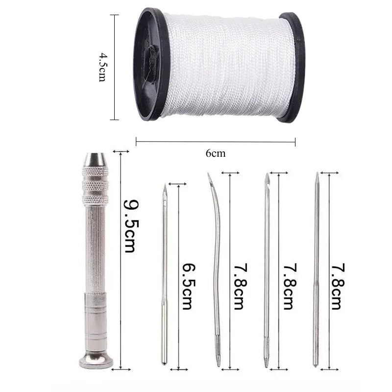 Tools Tool Sewing Machine Awl Set Repair Leather DIY Shoe Punching for Needle Multifunction Material Craft Kit Arts. Crafts Home Zpaxo