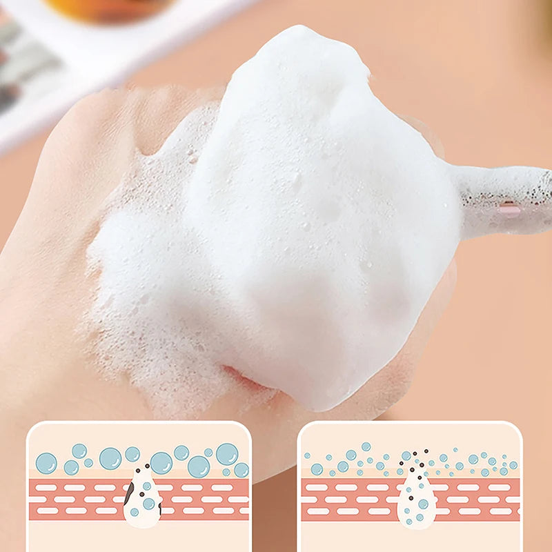 Facial Cleanser Brush Soft Hair Face Massage Wash Brush Face Mask Brush Portable Skin Care Tool Zpaxo