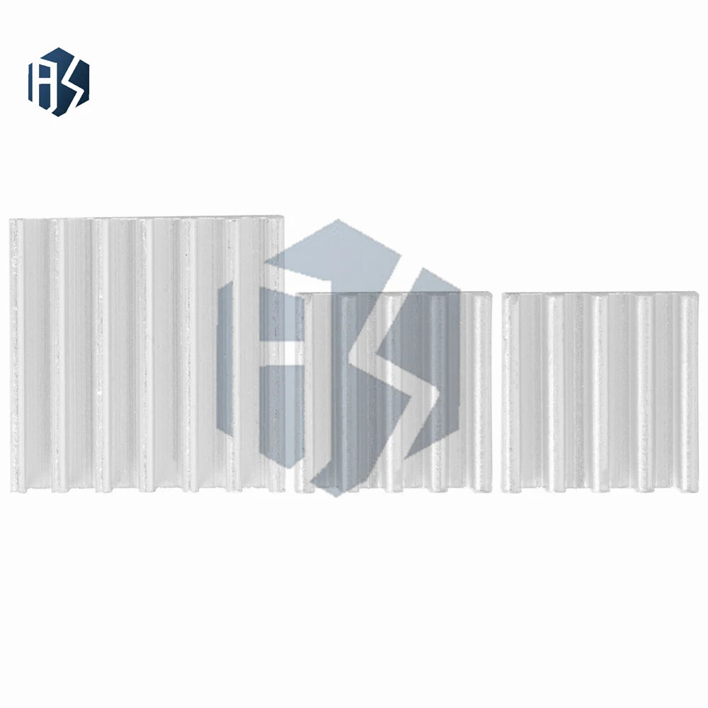 Pure Aluminum Heatsink Raspberry Pi 2B Adhesive Cooler Radiator Zpaxo