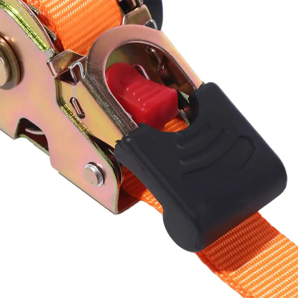 Strong Automatic Lashing Belt Wear-resistant Thickening Self Retractable Ratchet Strap Double Hooks Tension Rope Ratchet Straps Zpaxo