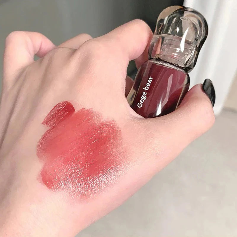 Gegebear Crystal Clear Lipgloss Hydrating Water Liquid Lipstick Light