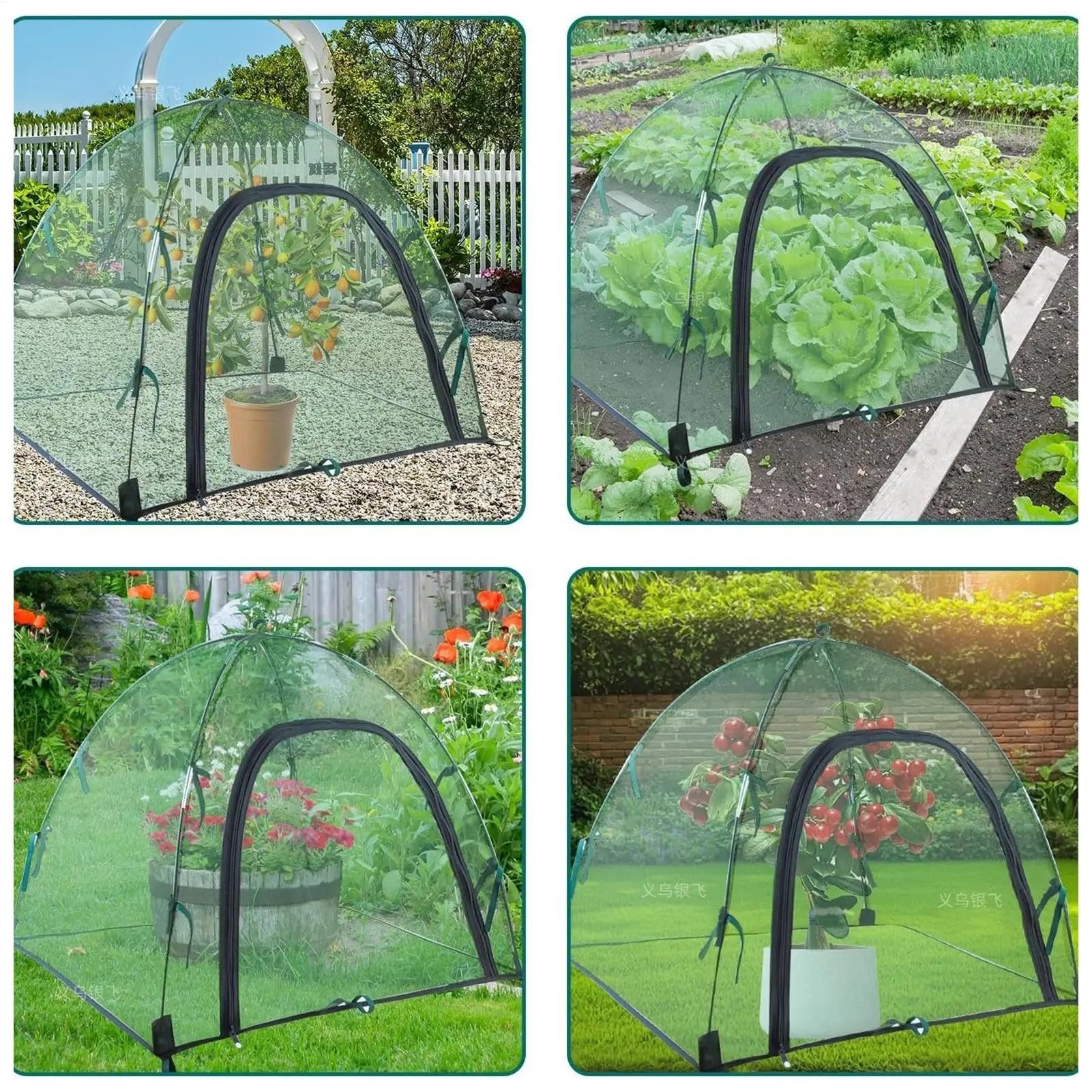 Fine Mesh Plant Enclosure Net – Bird & Pest Barrier Cover Garden Plant Net Cover Zpaxo