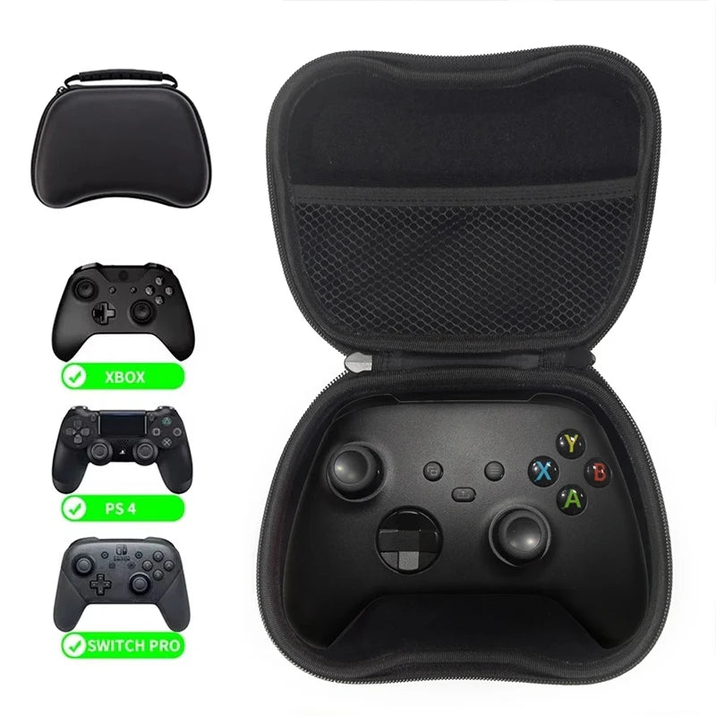 Travel Controller Case compatible with Switch Pro Controller PS5/PS4 Controller Xbox Controller Compact Hard Shell Carrying Case Zpaxo