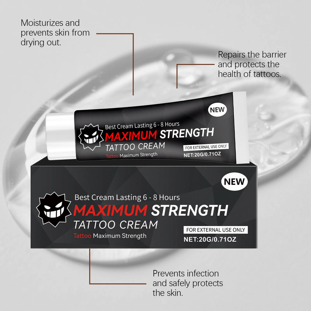 Tattoo Care Gel – Gentle Cleanse, Moisturize & Color Protect Tattoo Aftercare Gel Zpaxo