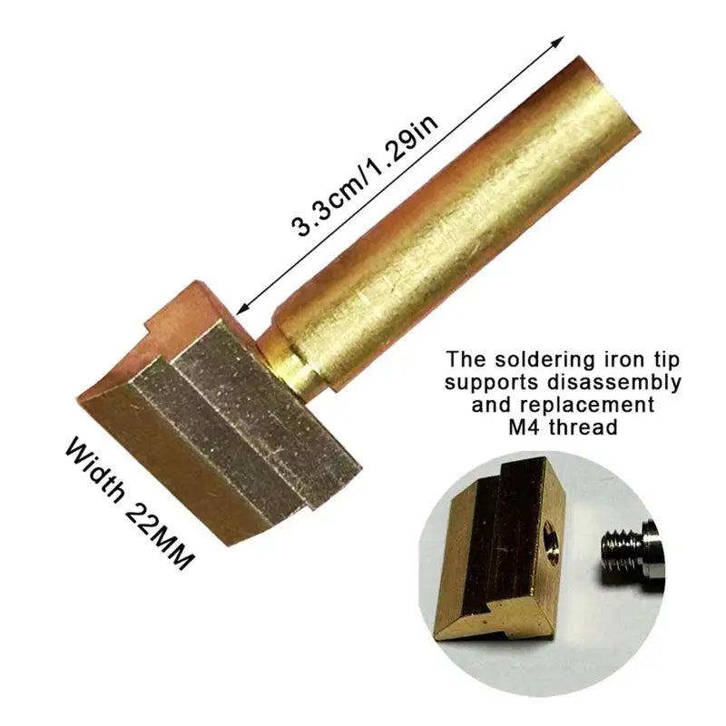 Spade-shaped Aoldering Iron Tip 10.5-40mm Width, Suitable For 936-937-8898-8586-888D Series Soldering Iron Welding Tools Zpaxo A3