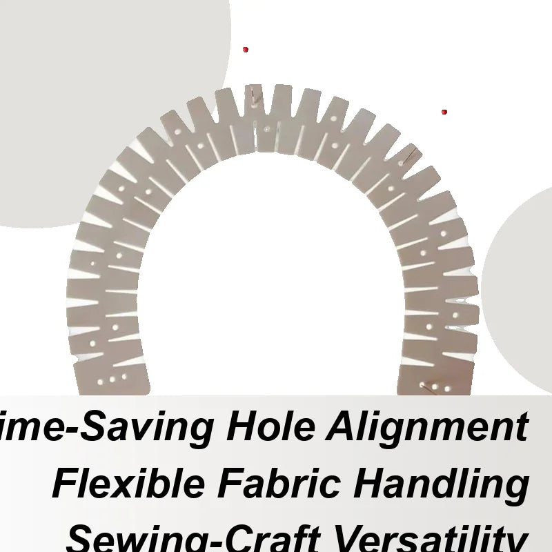 Silicone Hemmer Professional Sewing Tool Hem Ruler Auxiliary Hemming