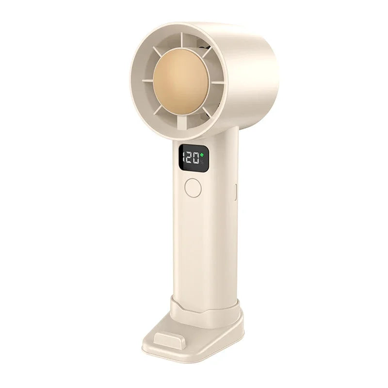 Portable Handheld Turbo Fan Adjustable Mini Personal Battery Operated