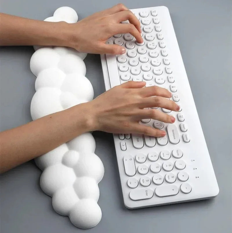 Mouse pad with wrist rest keyboard cloud anti-slip desktop office gamer mouse wrist rest Ergonomic keyboard mouse pad wrist rest Zpaxo