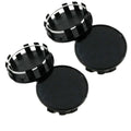 4Pcs Universal Wheel Center Caps Dust-proof Outer 54MM Rim Hub Caps Inner 50MM ABS Wheel Badge Covers Auto Accessories Zpaxo Black