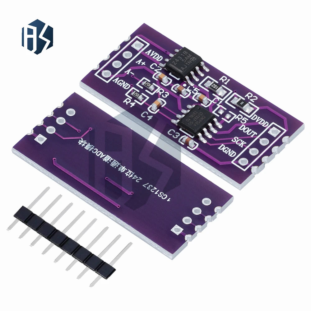 CS1237 24-Bit High-precision ADC Module TL431 Reference Zpaxo