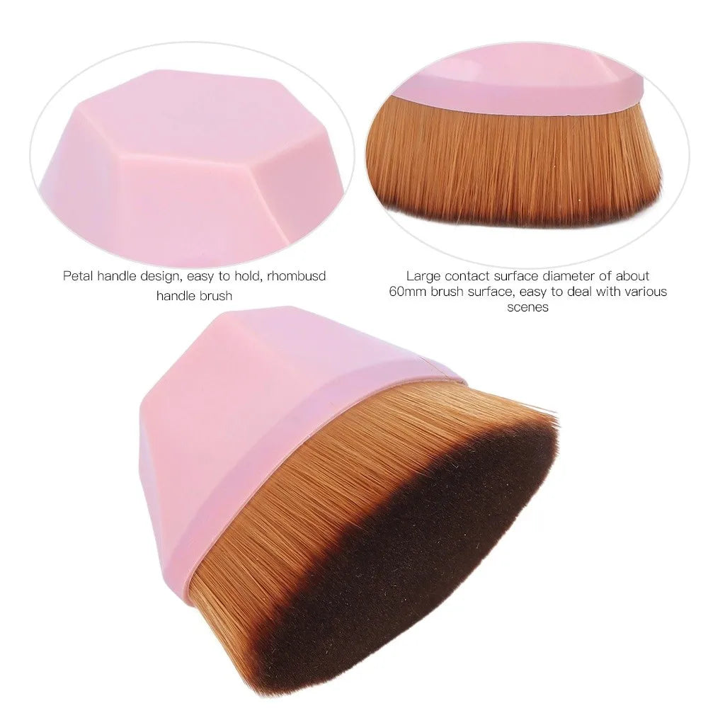 Soft Nail Dust Remover Brush Portable Pink Duster Cute ABS Magic Zpaxo