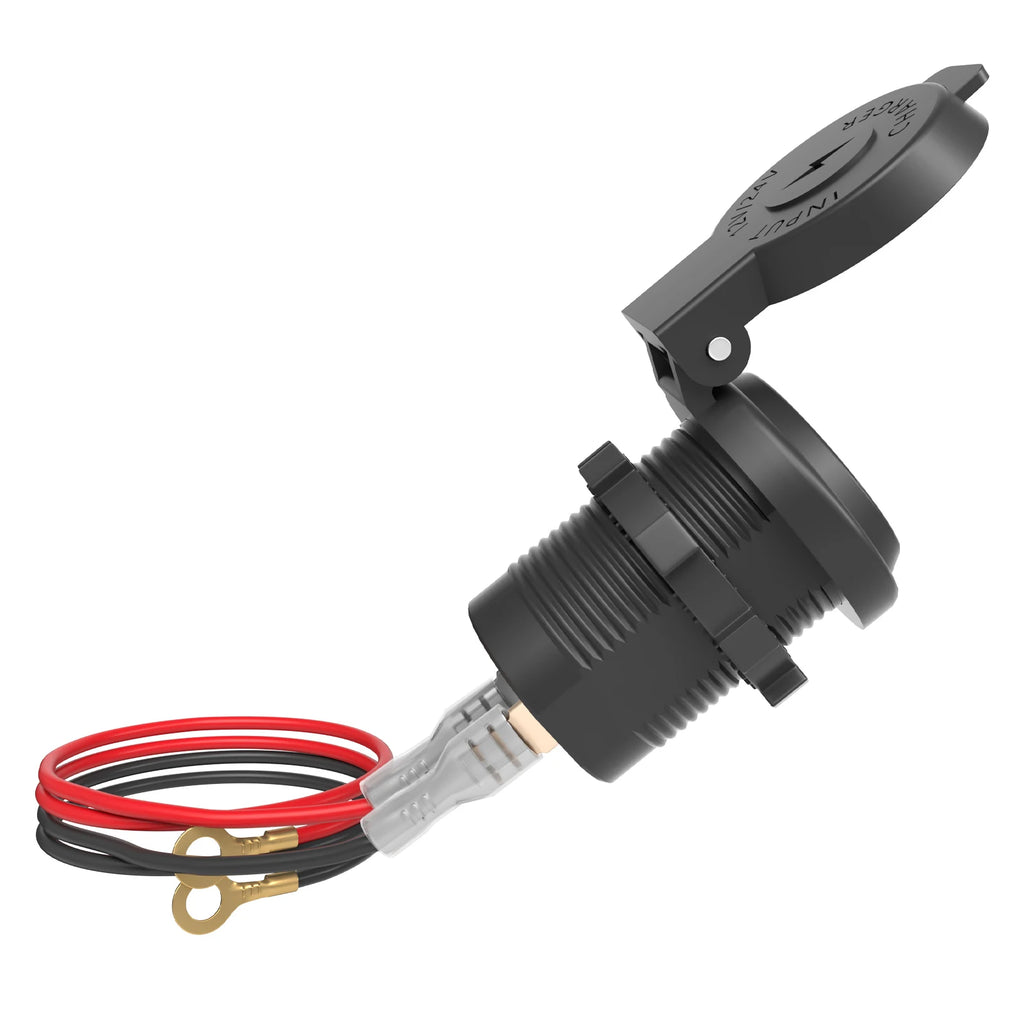 USB C Car Charger Cigarette Lighter Socket 12V-24V Dual Charging