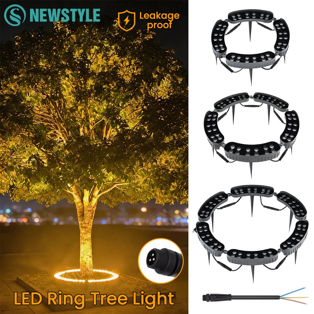 220V LED Tree Hug Lights IP65 Waterproof Outdoor Night Projection Spot Light For Home Decor Garden Park Yard Landscape Lamp Zpaxo