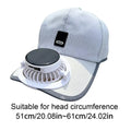Solar Fan Baseballs Cap Wind Blower Sun Protection Headwear USB