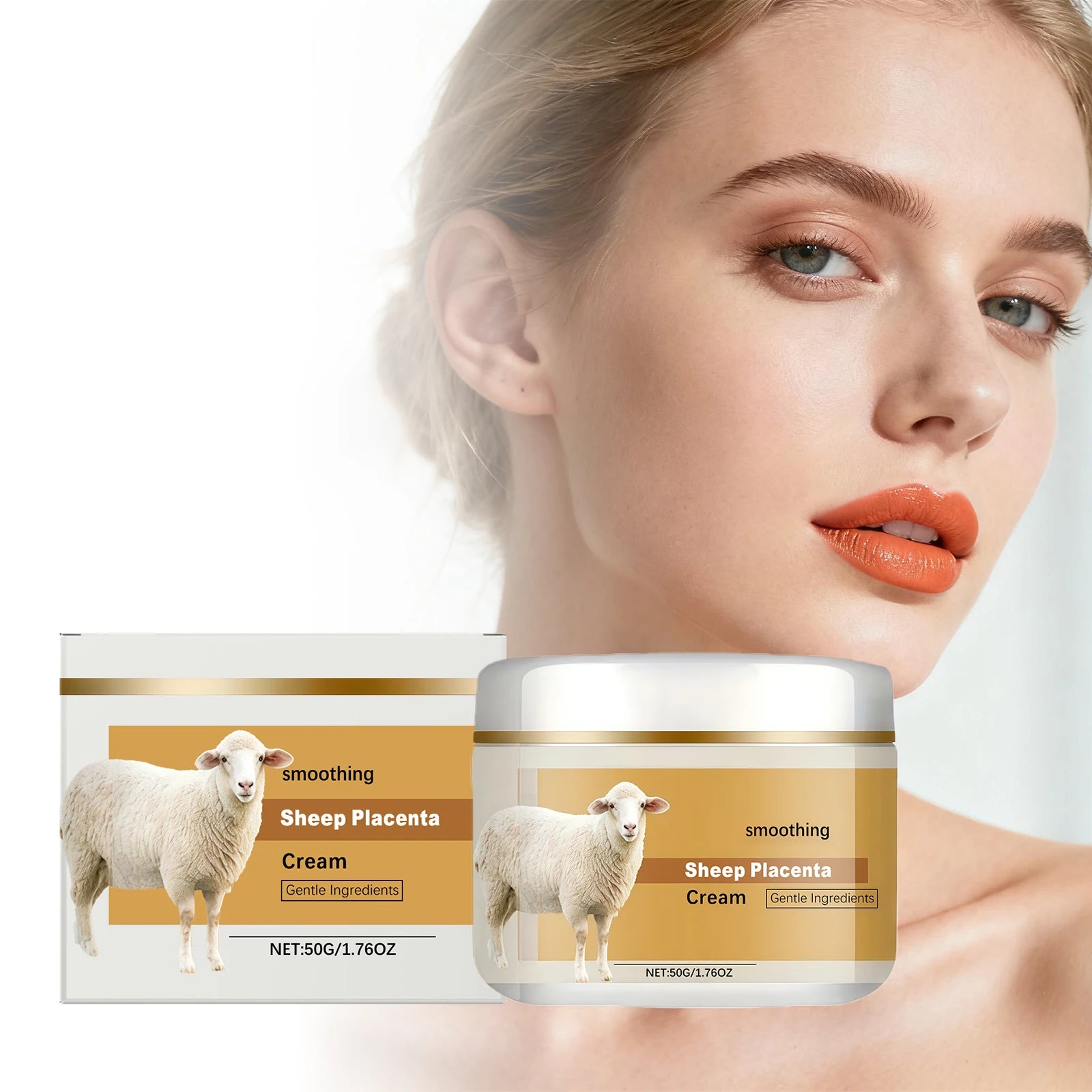 Hoygi Sheep Placenta Anti-Aging Firming Facial Cream 50g Anti-Aging Face Cream Zpaxo