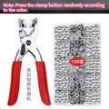 Metal Snap Fastener Manual Crimping Pliers Stainless Steel Buttons