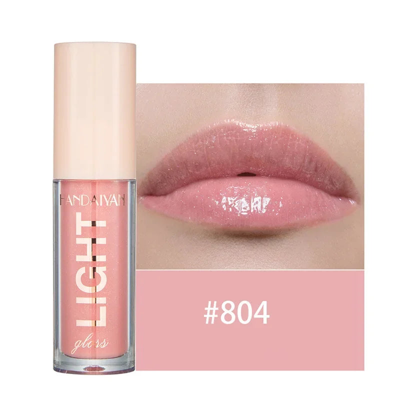 12 Colors Mirror Pearl Lip Gloss Waterproof Long-lasting Moisturizing