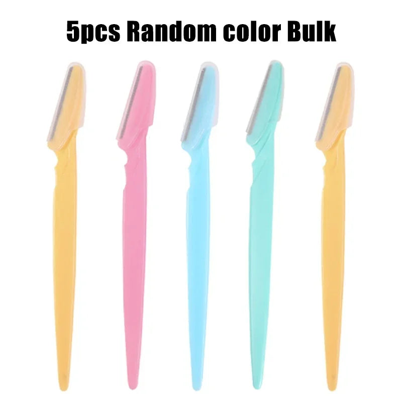 5 10 30 40 Eyebrow Razors Facial Eye Brow Trimmer Multifunction Hair Zpaxo 5pcs-Mixing-Bulk