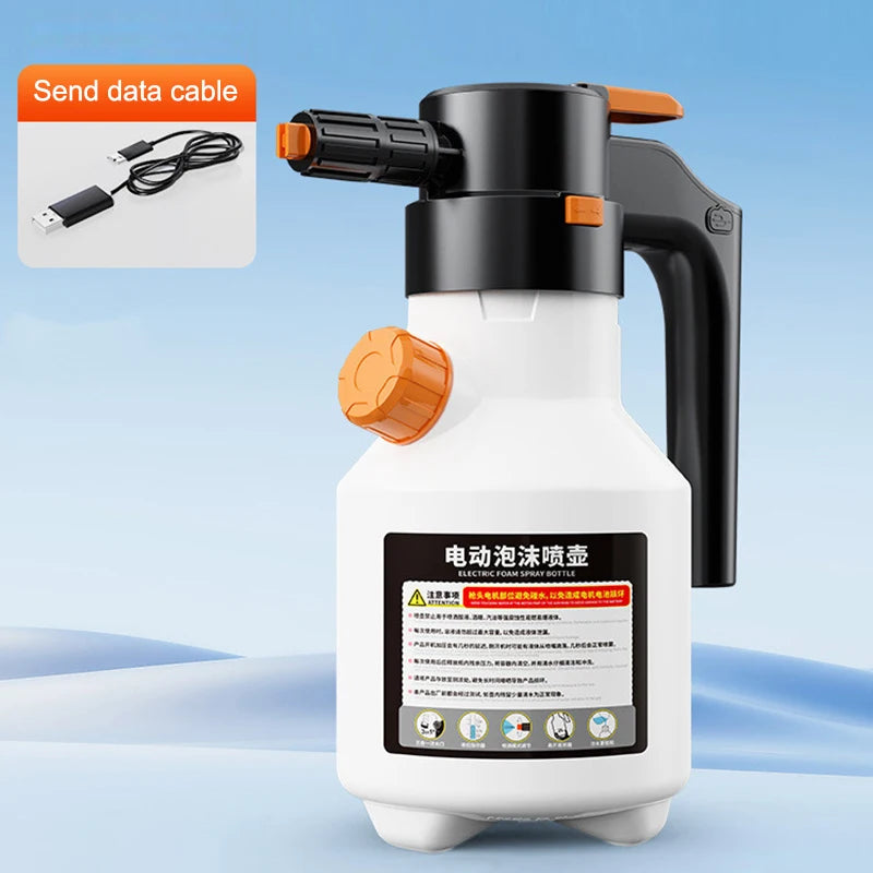 2L Electric Snow Foam Sprayer – High-Pressure Car Wash Cannon