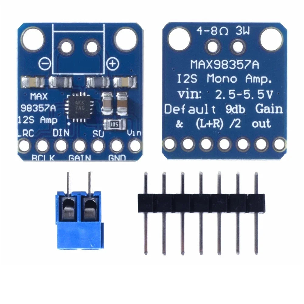 MAX98357 I2S Class D Audio Amplifier Breakout Module 3W Filterless Zpaxo Max98357