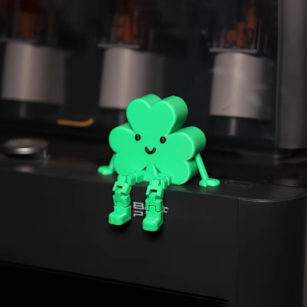 Irish Blessing Mini Shamrock Statue Lucky Charm Decoration Celtic