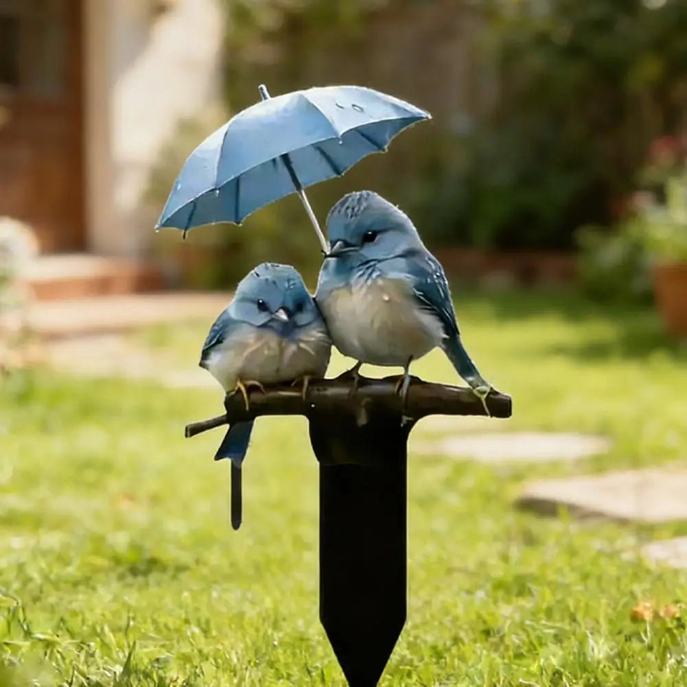 2D Acrylic Duck Garden Stake – Waterproof Bird Ornament Garden Stake Ornament Zpaxo