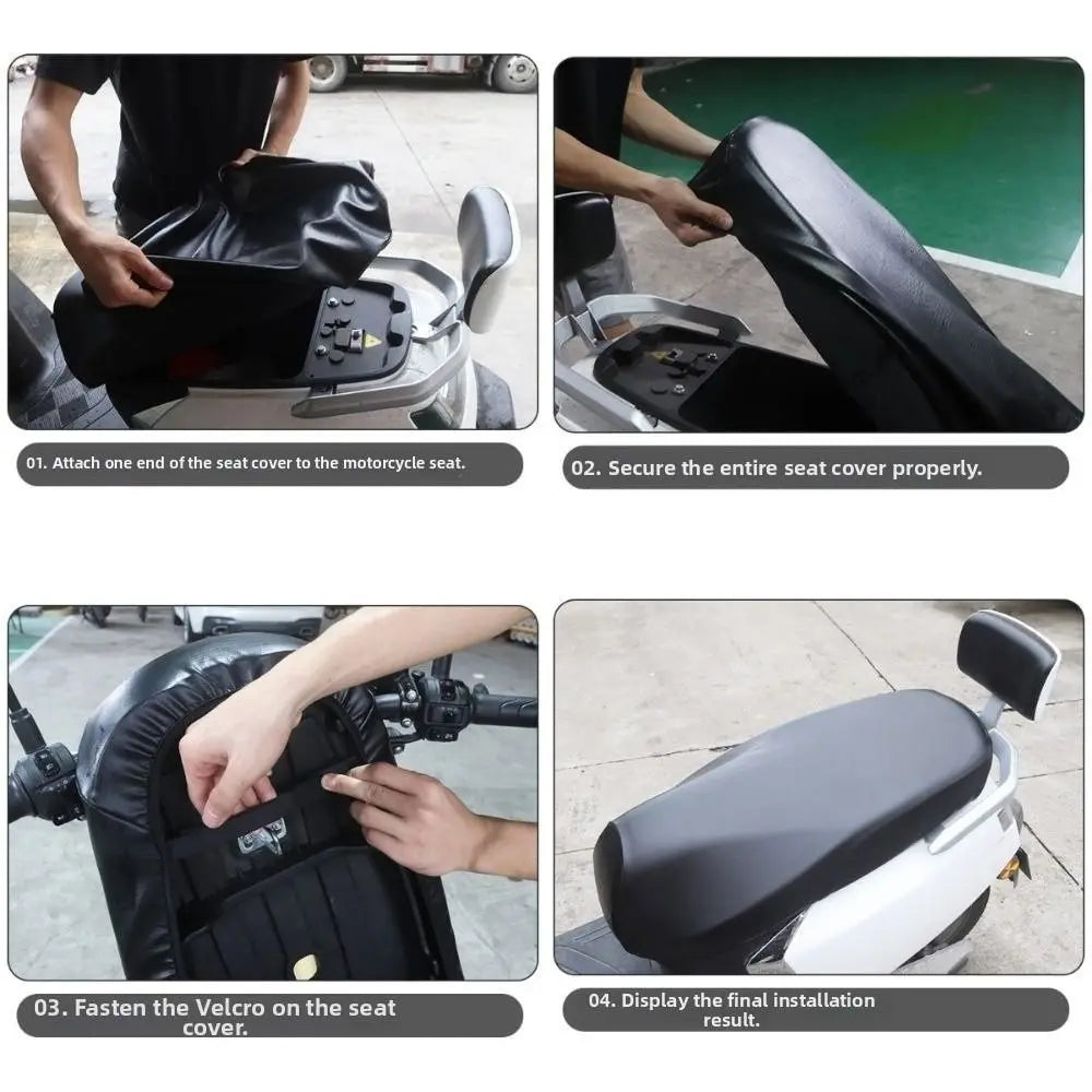 Waterproof Motorcycle Seat Cushion Cover Elastic Dustproof Electric Zpaxo