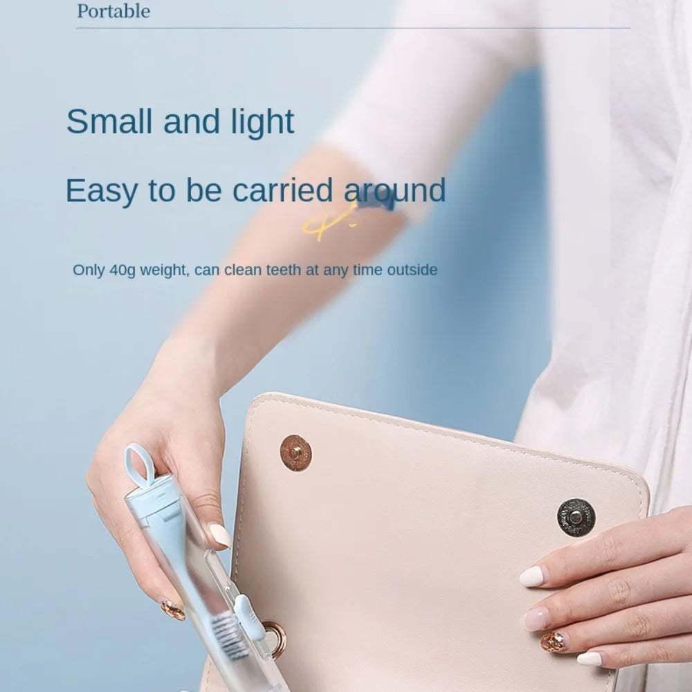 Portable Folding Toothbrush Creative Health Soft Hold Toothpaste Zpaxo