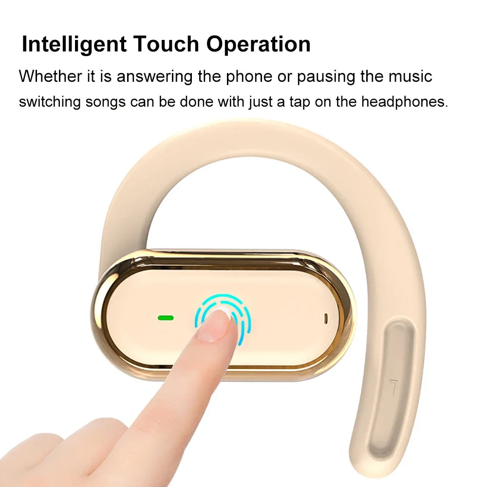 KEBIDUMEI Open-ear Earphones Ear Hook Bluetooth 5 4 Headphones IPX6