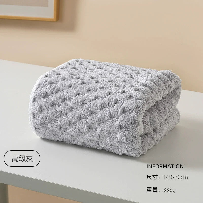 Waffle Weave Bath Towels – Quick-Dry Microfiber Spa & Gym Waffle Bath Towel Zpaxo grey