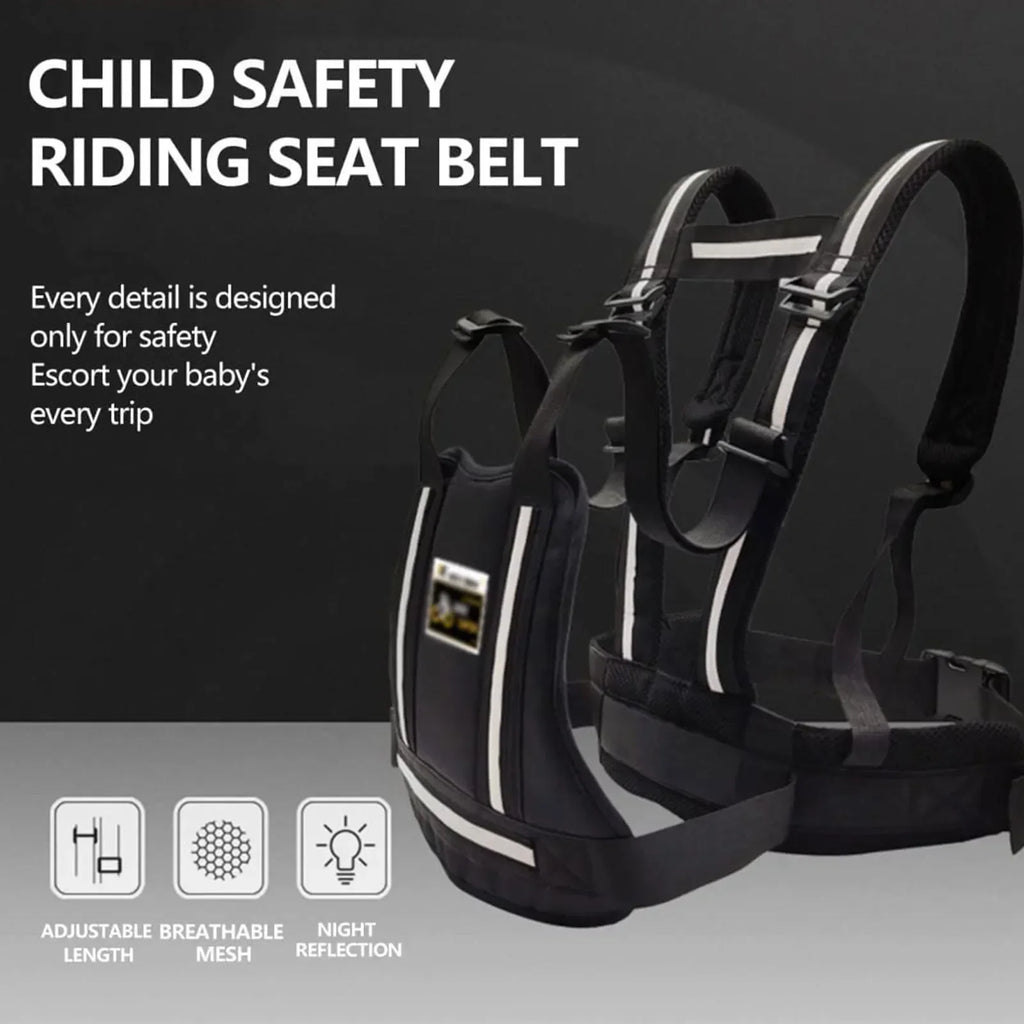 Kids Motorcycle Safety Harness – Adjustable Child Riding Belt