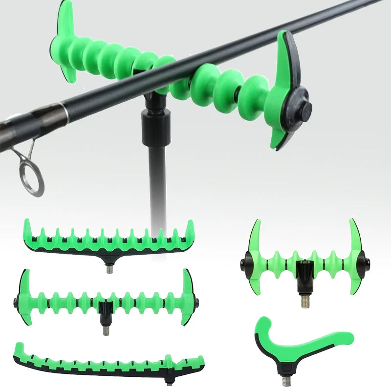 1pcs Feeder Rod Rest Head Plastic Carp Fishing Rod Rest Head for Fishing Buzz Bar Fishing Accessories AC202 Zpaxo