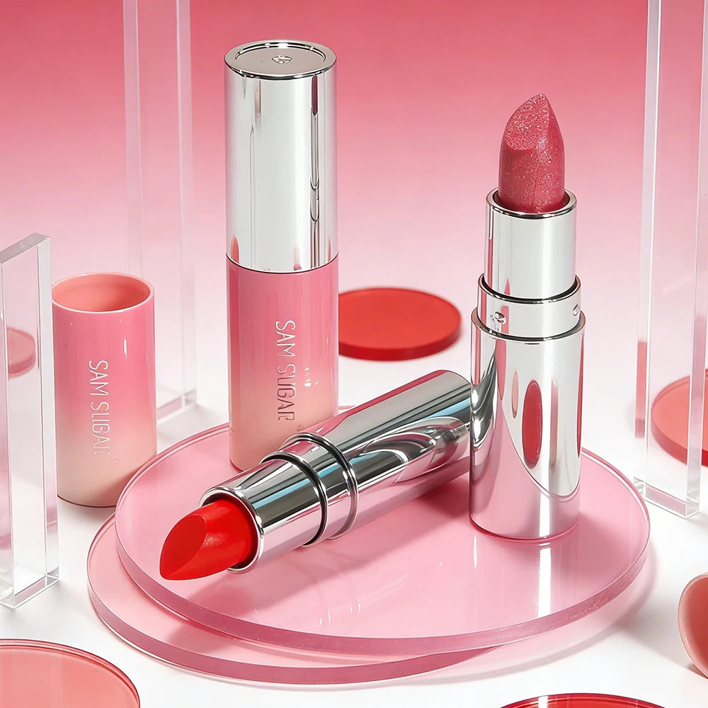 Waterproof Diamond Glitter Lipstick Long-lasting Easy-to-apply