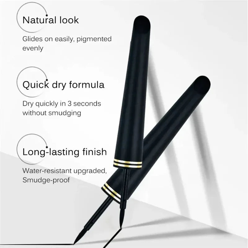 Black Liquid Eyeliner Waterproof Long-lasting Smooth Eye Liner Pencil