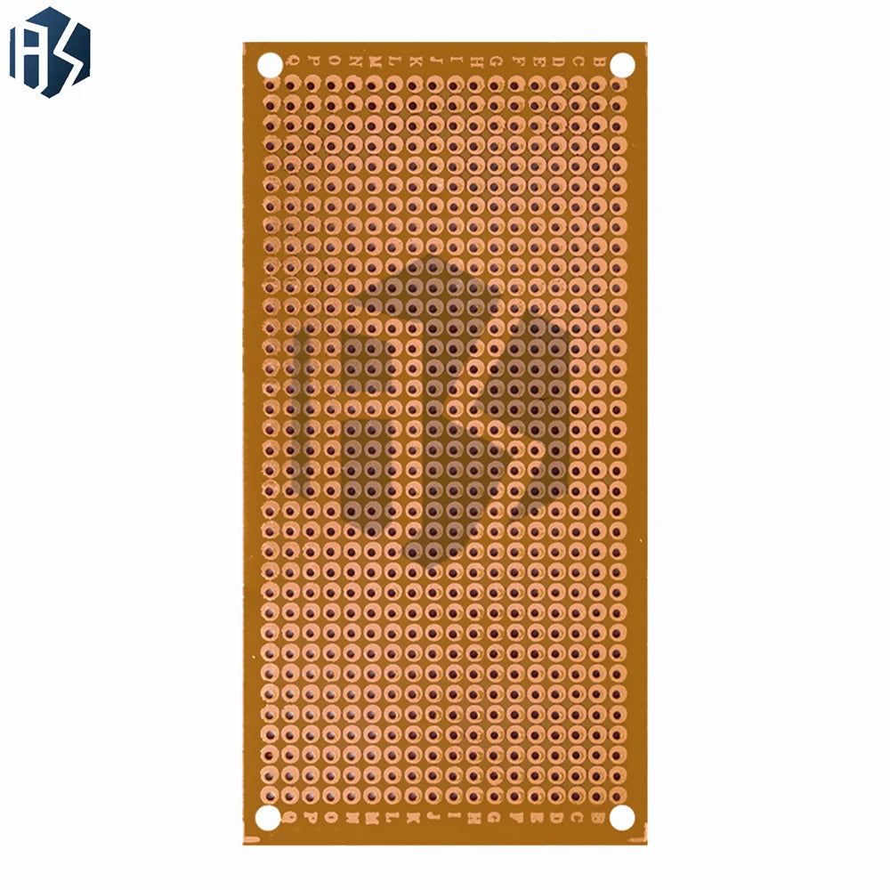 5x10cm FR4 Single-sided Prototyping Board Universal Tinned Zpaxo