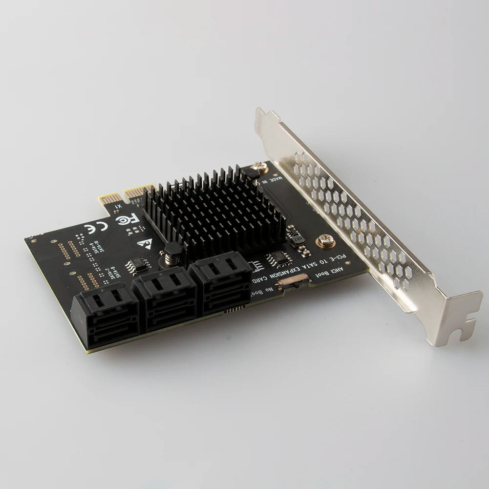 PCI-E 1X SATA3 0 6 Port Expansion Card 6Gbps Mini Express Windows