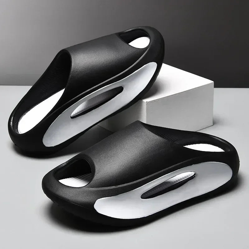 Slippers Men Women Eva Soft Bottom Thick Comfortable Shock-absorbing