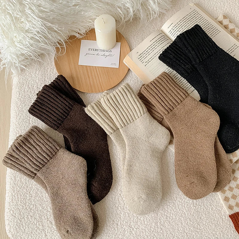 Cozy Snow Socks Women Fuzzy Thickened Warm Sleeping Stockings Winter Zpaxo