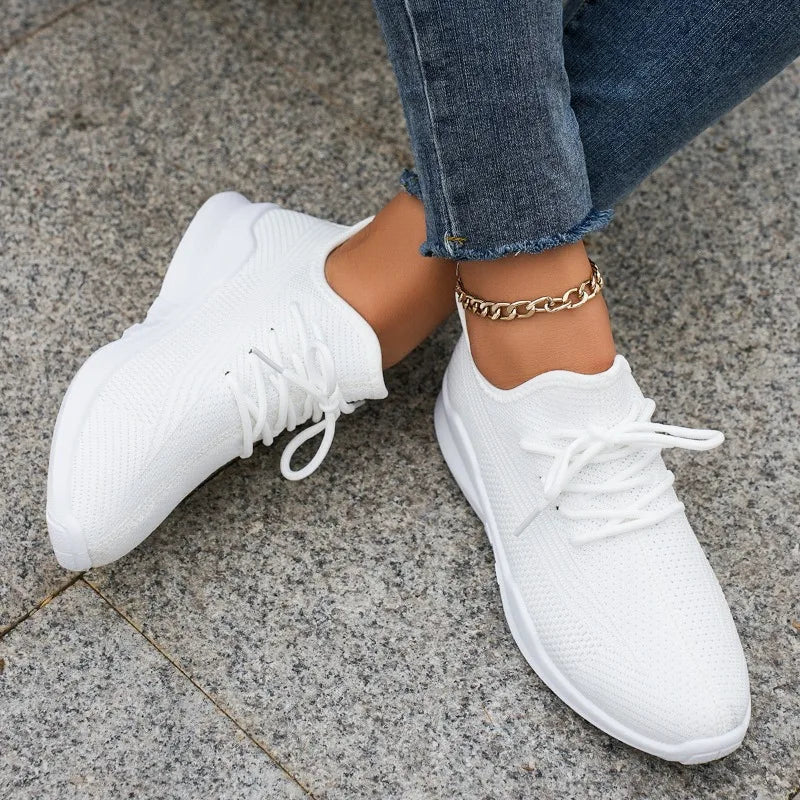 Breathable Mesh Sneakers Women 2026 Outdoor Lightweight Walking Zpaxo