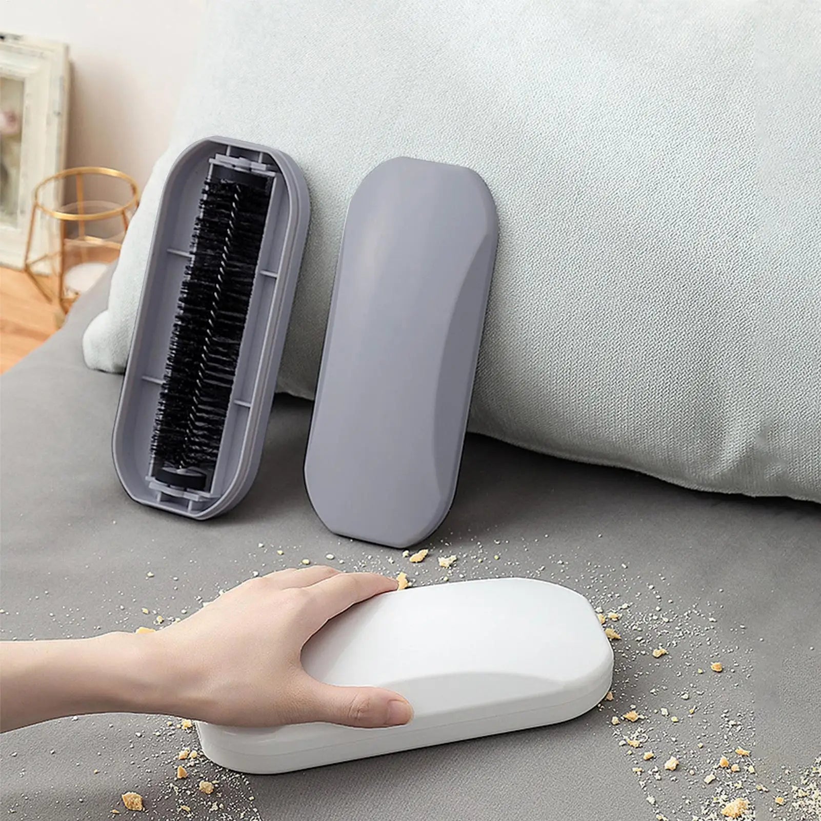 Table Crumber Hand Cleaning Brush Soft Bristles Portable Desktop