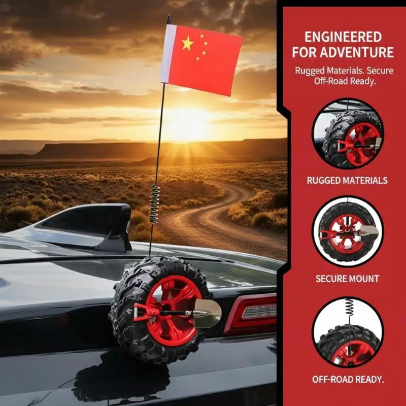 Mini Spare Tire Rear Ornament for Motorcycle & Scooter