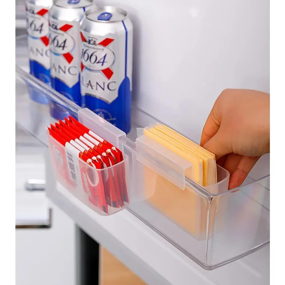 Sliced Cheese Holder Fridge Refrigerator Side Door Organizer Hanging