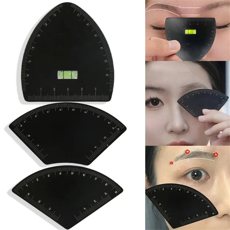 6 Shapes Drawing Eyebrow Desgin Ruler Microblading Mapping Tool 1