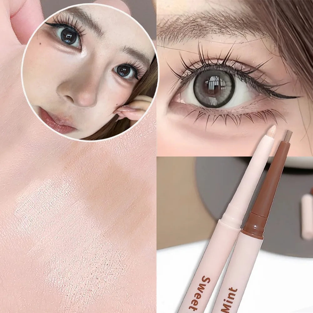 Dual-ended Aegyosal Pen 2-in-1 Natural Brightener Shadow Liner Zpaxo